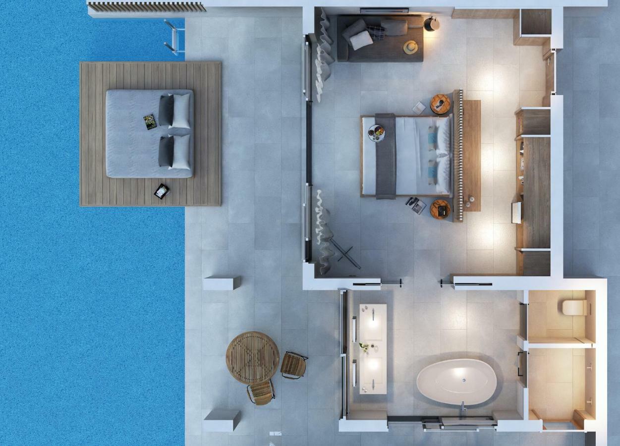 D' Andrea Lagoon All Suites - Adults Only Marmari  Exterior foto 3D rendering of a suite