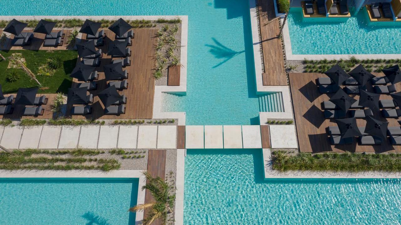 D' Andrea Lagoon All Suites - Adults Only Marmari  Exterior foto Aerial view of the hotel